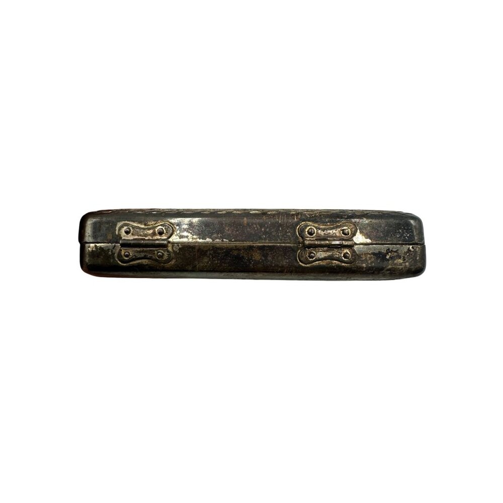 Antique Gillette Razor Set With Embossed Metal Case & Accessories USA-Made Razor - Picture 7 of 16